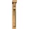 Ekena Millwork Olympic Block Rough Sawn Bracket w/ Offset Brace, Western Red Cedar, 4"W x 16"D x 28"H BKT0402X16X28OLY05RWR - alternate 4